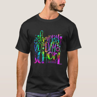 Tie Dye Happy 120th Day Of School Teacher Student  T-Shirt
