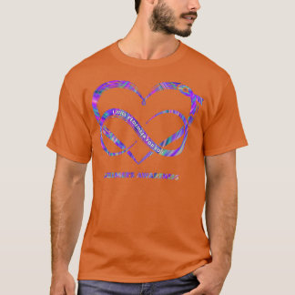 Tie Dye Heart I'll Remeber For You Alzheimer's Awa T-Shirt