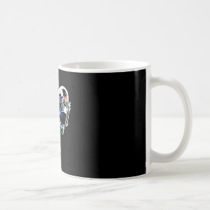 Tie Dye Heart School Secretary Life Cute Back to Coffee Mug