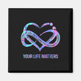 Tie Dye Heart Your Life S Suicide Prevention Aware Magnet