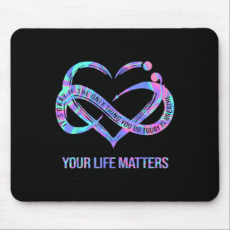 Tie Dye Heart Your Life S Suicide Prevention Aware Mouse Mat