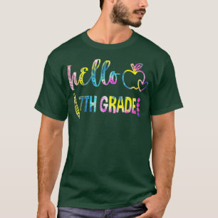 Tie Dye Hello 7th Grade Team 7th Grade Back To Sch T-Shirt