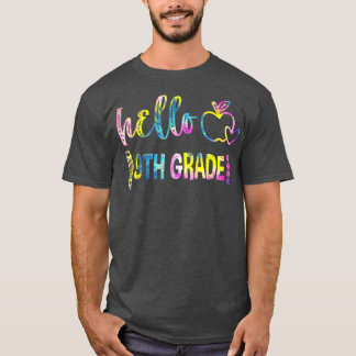 Tie Dye Hello 9th Grade Team 9th Grade Back To Sch T-Shirt