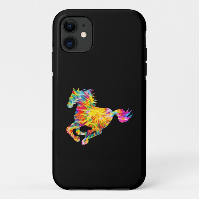 TIE DYE HORSE Case-Mate iPhone CASE (Back)