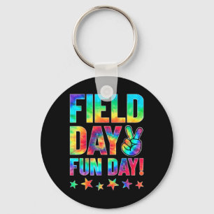 Tie Dye I'm Just Here For Field Day 2022 Teacher S Key Ring