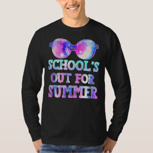 Tie Dye Last Day Of School Schools Out For Summer  T-Shirt