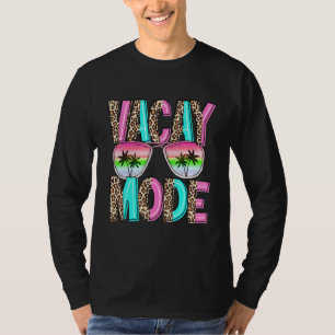 Tie Dye Leopard Vacay Mode Family Vacation Summer T-Shirt
