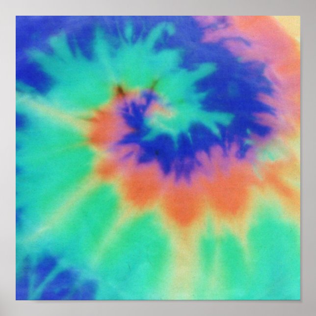 Tie Dye Look Poster (Front)