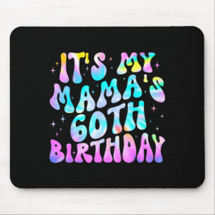 Tie-dye mama's 60th birthday happy 60 years old mouse mat