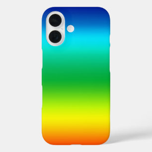 Tie Dye Mid Spectrum Colours iPhone 16 Case