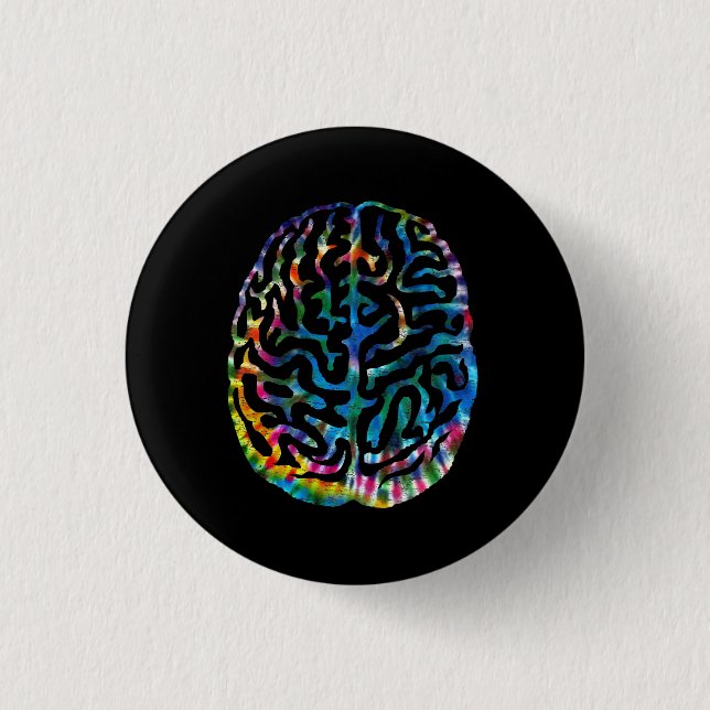 Tie Dye Mind Button (Front)