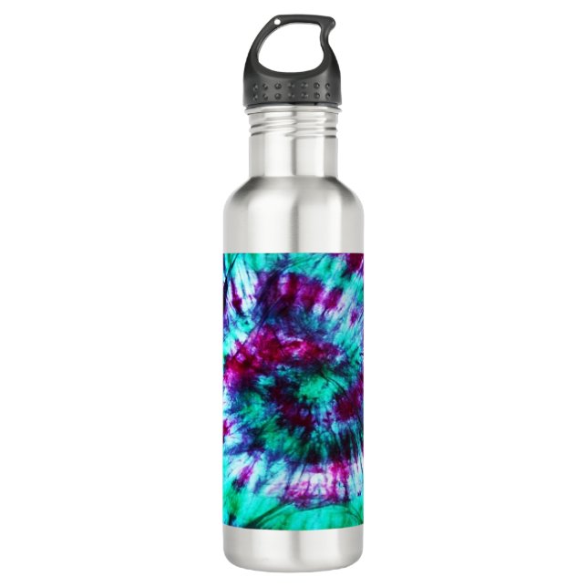 Tie Dye multicolor 710 Ml Water Bottle (Front)