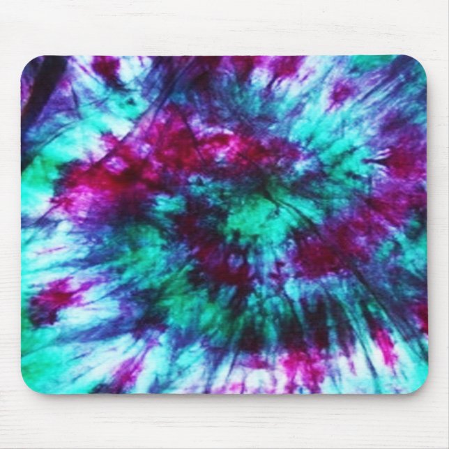 Tie Dye multicolor Mouse Mat (Front)