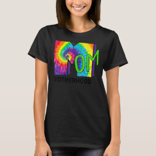 Tie Dye Mum Motherhood Happy Mother's Day Family M T-Shirt