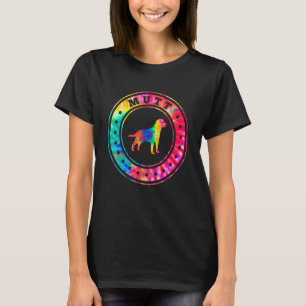Tie Dye Mutt Dog Mum Dad Pet T-Shirt