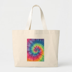 Tie Dye One Large Tote Bag
