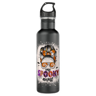 Tie Dye One Spooky Aunt Halloween Monster Messy Bu 710 Ml Water Bottle