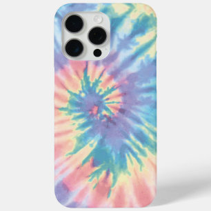 Tie Dye Pastel Summer Spiral Tie Dye Rainbow iPhone 15 Pro Max Case