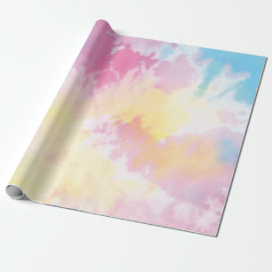 Tie Dye Pastel Wrapping Paper