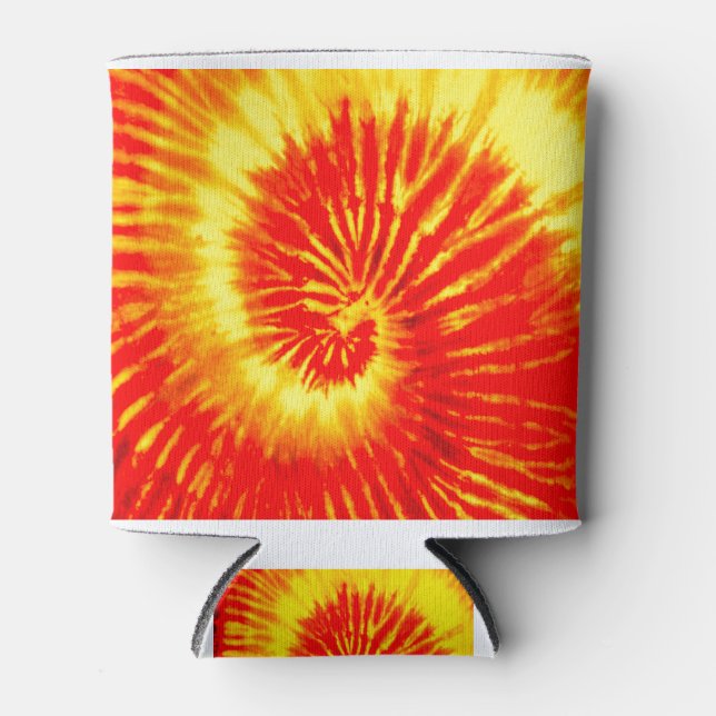 Tie Dye pattern Can Cooler (Front)