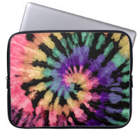 Tie dye pattern. Hand drawn rainbow shibori. Ink t