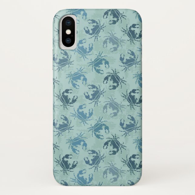 Tie Dye Pattern Of Crabs Case-Mate iPhone Case (Back)