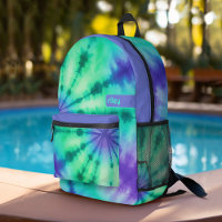 Tie Dye Pattern Seafoam Turquoise - custom name