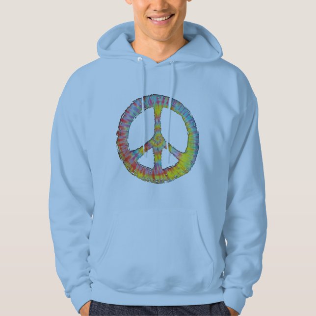 Tie-Dye Peace 713 Hoodie (Front)