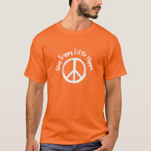 Tie-Dye Peace Sign Stay Trippy Little Hippie T-Shirt