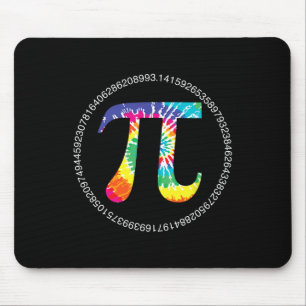 Tie Dye Pi Day T Shirt Physics Math Teacher Engine Mouse Mat
