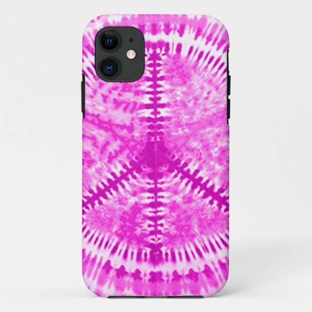 Tie Dye Pink Peace  iPhone 5 Barely There Case (Back)