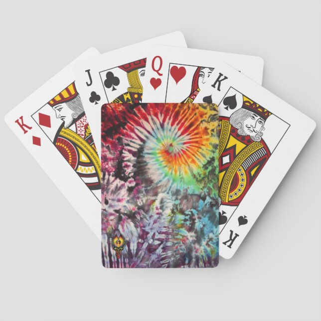 Tie Dye Playing Cards (Back)