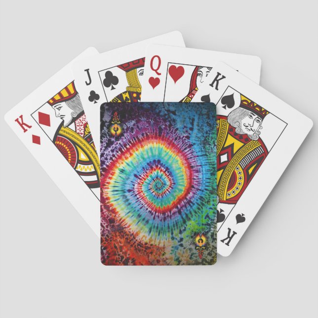 Tie Dye  Playing Cards (Back)