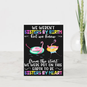 Tie-Dye Quote We Werent Sisters Card