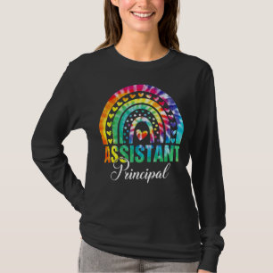 Tie Dye Rainbow Assistant Principal Teacher Back T T-Shirt