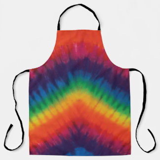 Tie Dye Rainbow Colours Apron