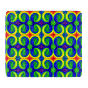 Tie Dye Rainbow Colours Pattern Cutting Board