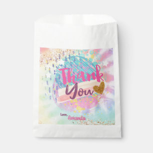 Tie Dye Rainbow Gift Tags Favour Bags