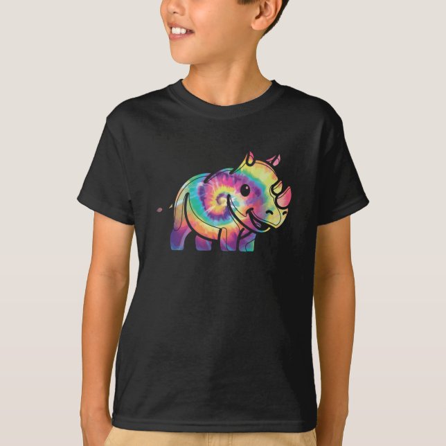 Tie Dye - Rhino T-Shirt (Front)