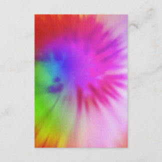 Tie Dye RSVP Cards