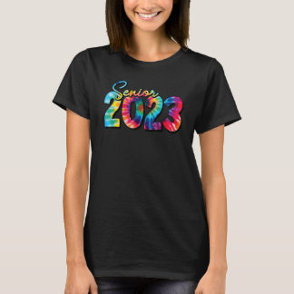 Tie Dye Senior 2023 Class Of 2023 Graduate Bachelo T-Shirt