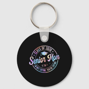Tie Dye Senior Mum Cl Of 2026 Proud Mum Graduation Key Ring
