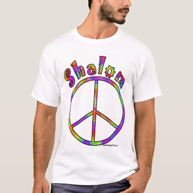 Tie-Dye Shalom T-Shirt (Front)