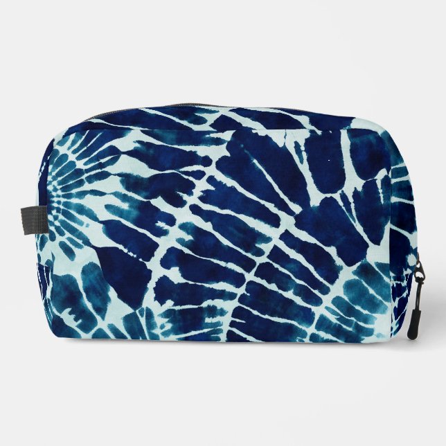 Tie-Dye Shibori Dopp Kit (Front)