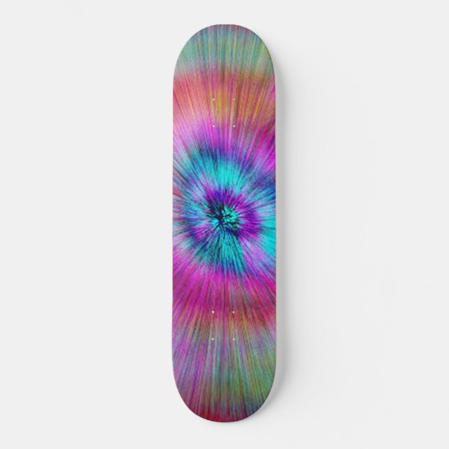 Tie dye skateboard (Front)