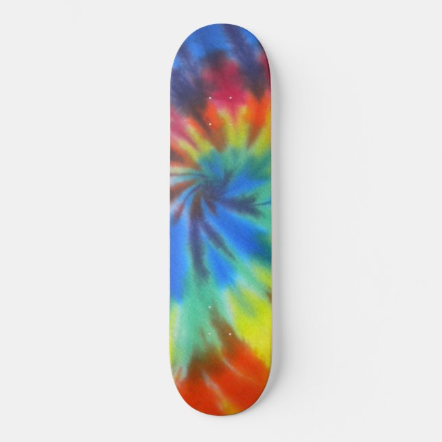 Tie Dye Skateboard Deck (Front)