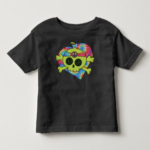 Tie Dye Skull Toddler T-Shirt