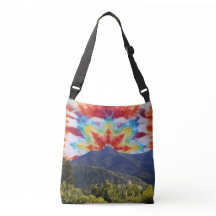 Tie Dye Sky Mt Tamalpais Crossbody Bag