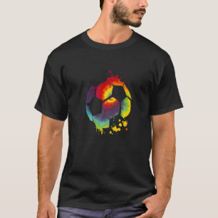 Tie Dye Soccer Graphic Soccer Player Sports Boys M T-Shirt
