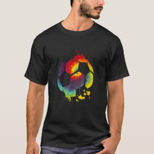 Tie Dye Soccer Graphic Soccer Player Sports Boys M T-Shirt